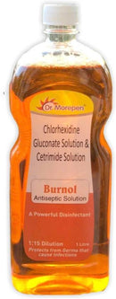 Dr. Morepen BURNOL ANTISEPTIC SOLUTION 1 LITRE - UNORMART