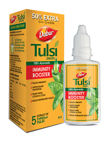 Dabur Tulsi Drops Immunity Booster- 100% Ayurvedic - UNORMART