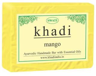 Khadi Ayurvedic Mango Soap 125gm - UNORMART