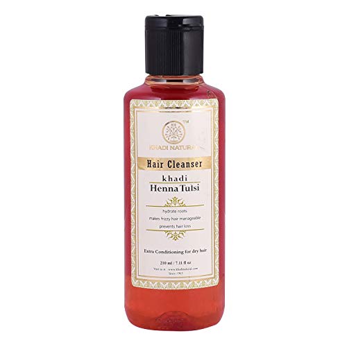 Khadi Ayurvedic Henna Tulsi Hair Cleanser 210ml - UNORMART