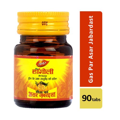 Dabur Hingoli 90 Tab Bottle - UNORMART