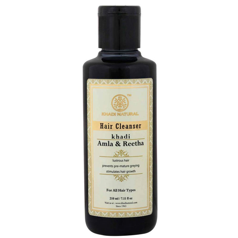 Khadi Ayurvedic Amla & Reetha Hair Cleanser 210ml - UNORMART