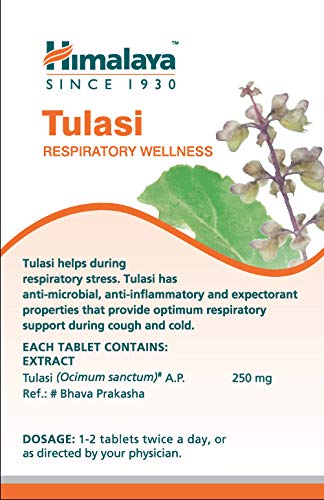 Himalaya Wellness Pure Herbs Tulasi Respiratory Wellness - 60 Tablets - UNORMART