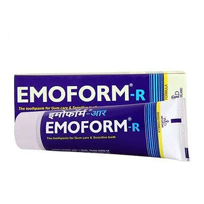 J L MORISON Emoform-R: The Multi-action Toothpaste, for Strengthen Gums, Reduces Sensitivity, Prevent Plaque (150 g) - UNORMART