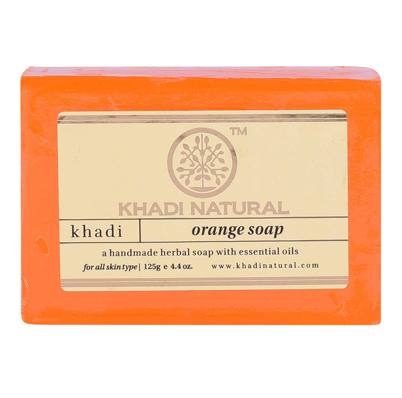 Khadi Ayurvedic Orange Soap 125gm - UNORMART