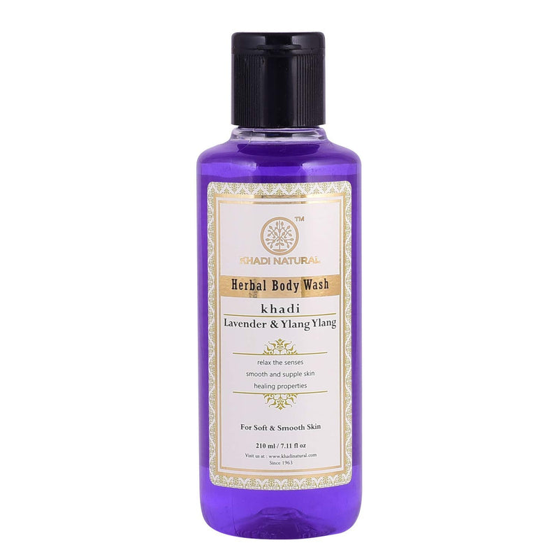 Khadi Ayurvedic Lavender & Ylang Ylang Body Wash 210ml - UNORMART