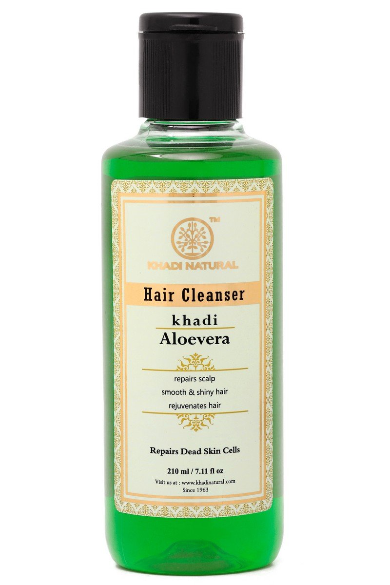 Khadi Ayurvedic Aloevera Hair Cleanser 210ml - UNORMART