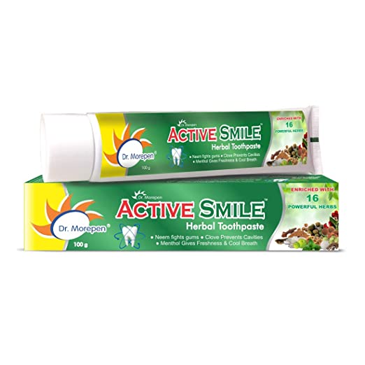 Dr. Morepen ACTIVE SMILE TOOTHPASTE 100 GMS - UNORMART
