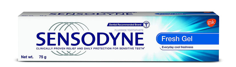 Sensodyne Sensitive Toothpaste Fresh Gel - 75gm - UNORMART