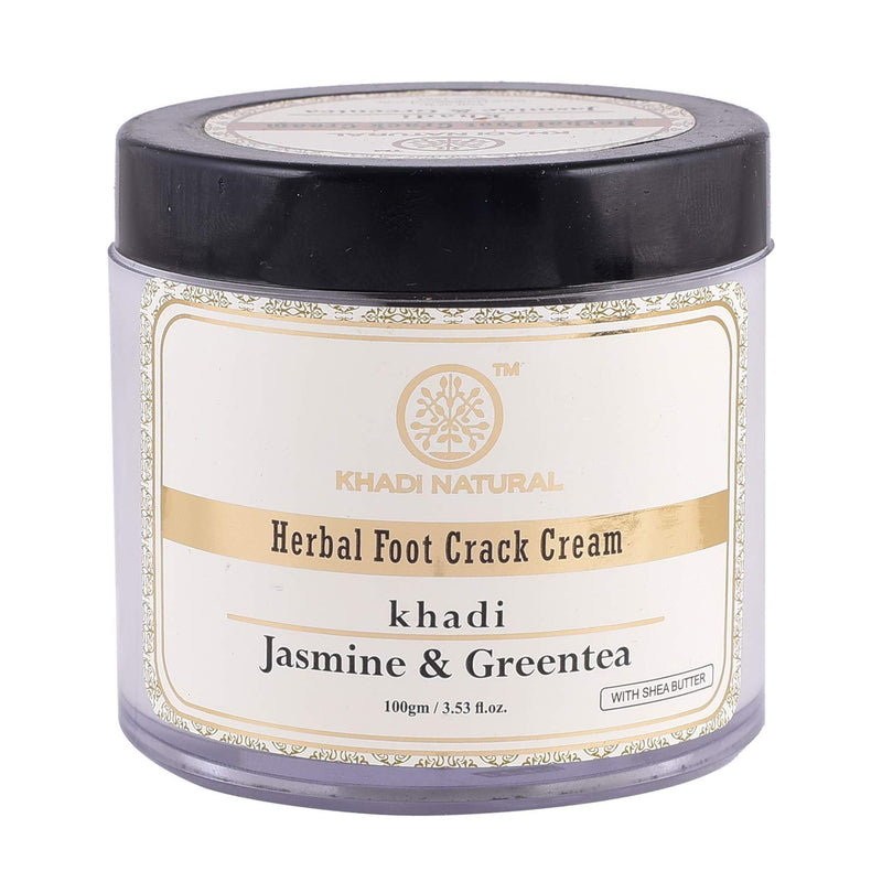 Khadi Ayurvedic Jasmine Green Tea Foot Crack Cream 100gm - UNORMART