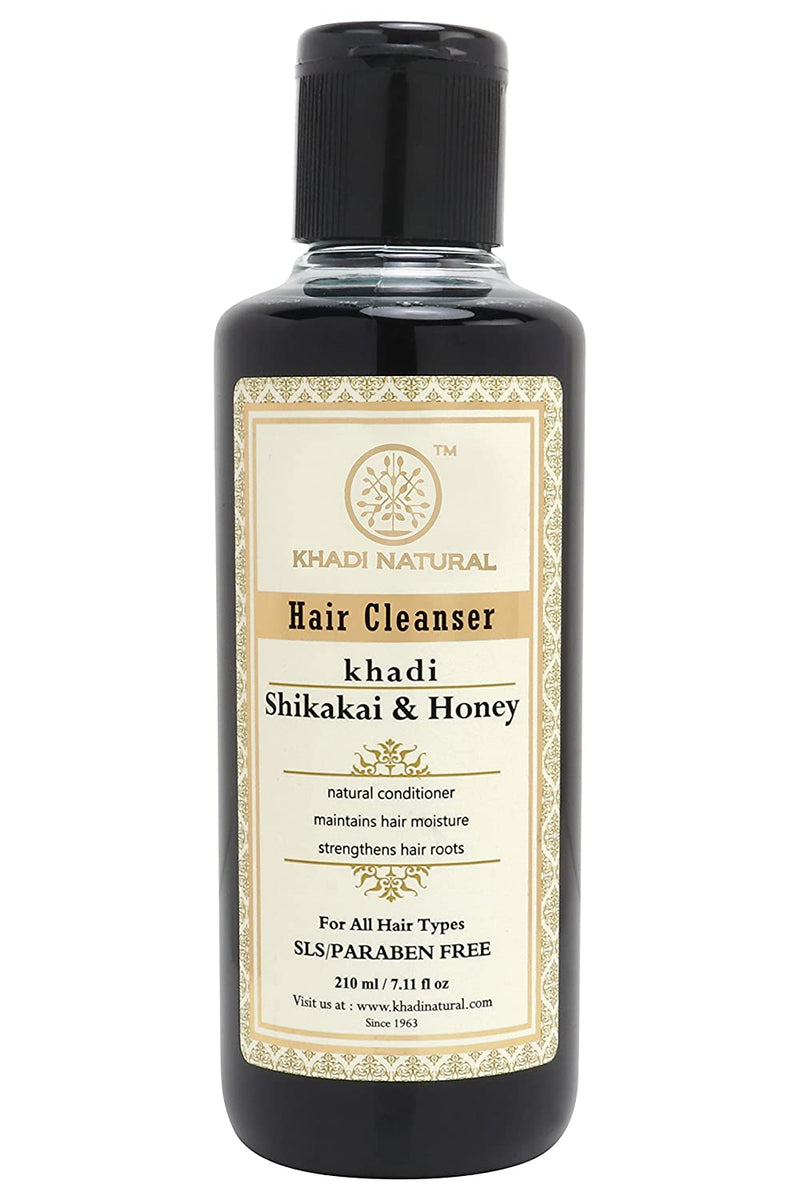 Khadi Ayurvedic Shikakai Hair Cleanser 210ml - UNORMART