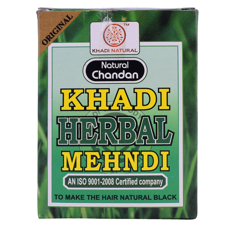 Khadi Ayurvedic Black Mehndi 75gm - UNORMART