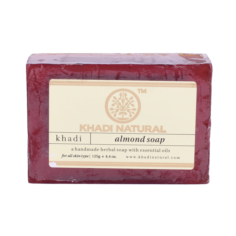 Khadi Ayurvedic Almond Soap 125gm - UNORMART