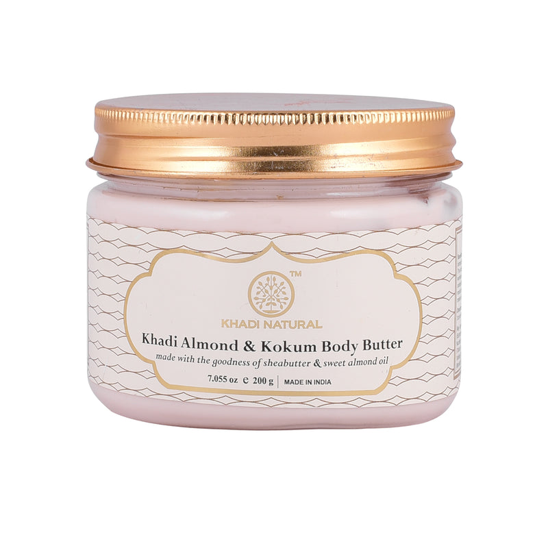 Khadi Ayurvedic Almond & Kokum Body Butter 200gm - UNORMART