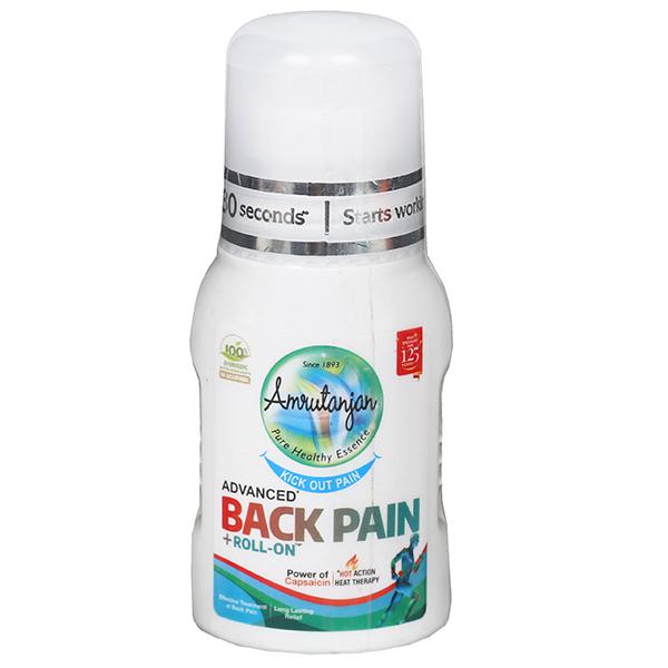Amrutanjan Advanced Back Pain + Roll On 50 ml - UNORMART