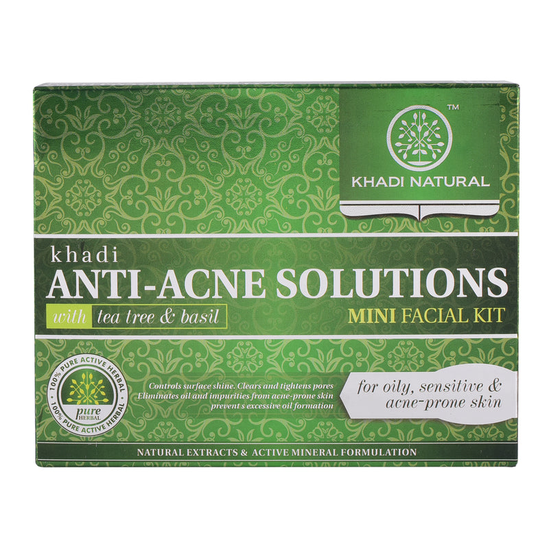 Khadi Ayurvedic Anti Acne Mini Facial Kit (1 Box) - UNORMART