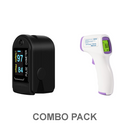 KODYEE CF-818 Non-Contact Precision Thermometer with Finger Tip Pulse Oximeter with AAA Battery (COMBO PACK) - UNORMART