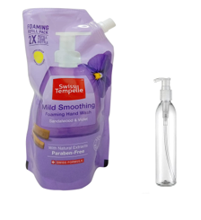 Swiss Tempelle Mild Smoothing Foaming Hand Wash-500ml with Dispenser - UNORMART
