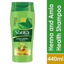 Dabur Vatika Health Shampoo Henna & Amla 440ML - UNORMART