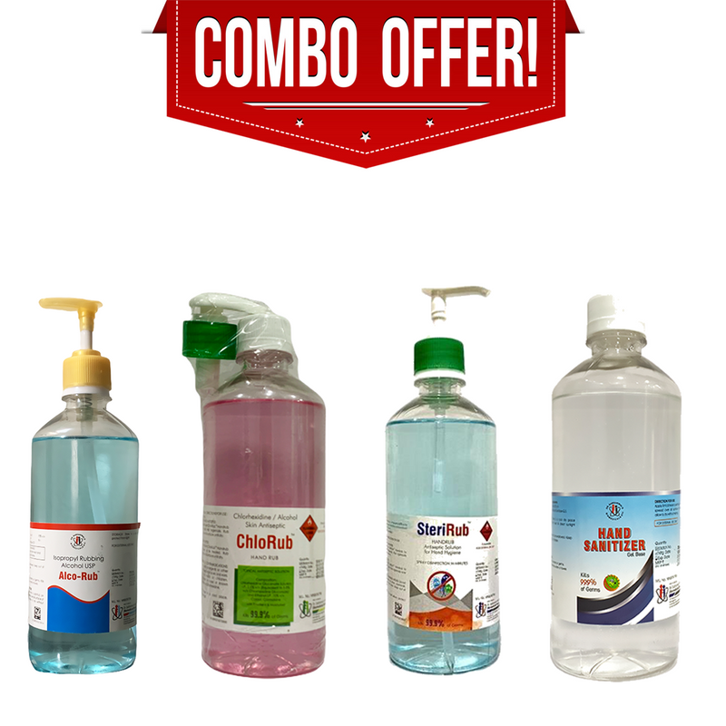 Dr. Sabharwal's Hand Sanitizers 500ml COMBO OFFER (CDSCO Approved) - UNORMART