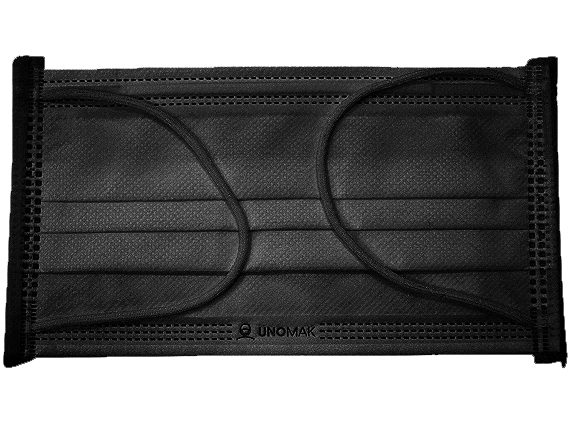 UNOMAK GNL-99 3 Ply Surgical Face Mask with Melt-Blown (Black)