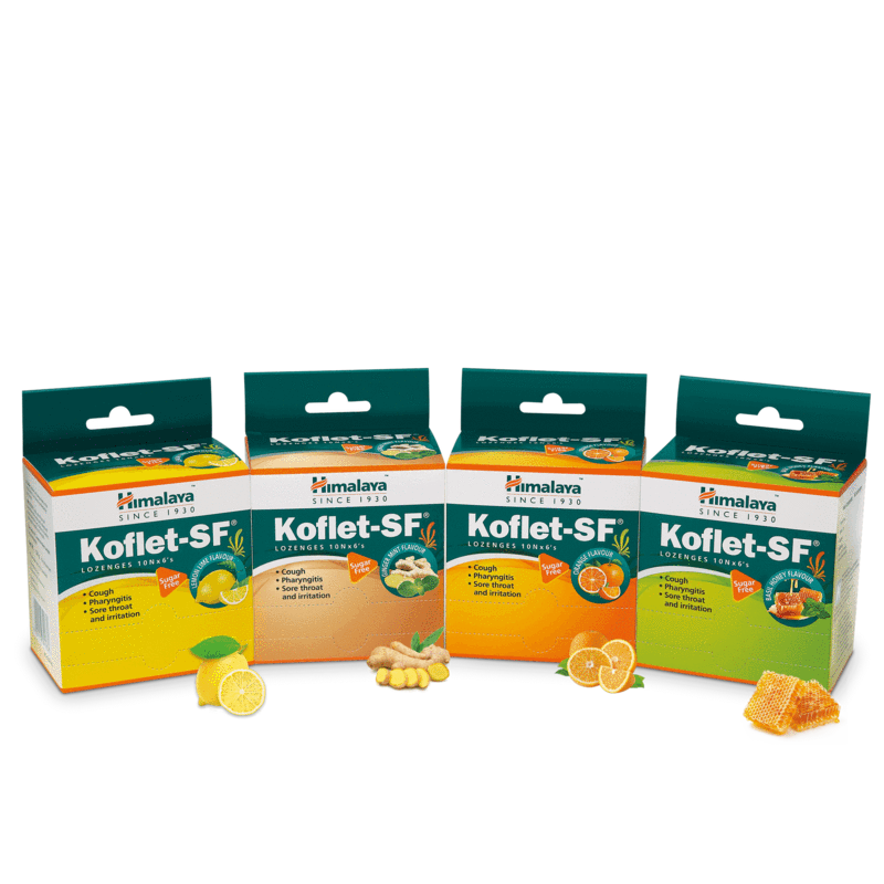 Himalaya Koflet-SF Lozenges Ginger Mint Flavour 10Nx6'S - UNORMART
