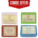Khadi Soaps 125g COMBO PACK - UNORMART