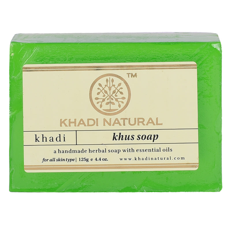 Khadi Ayurvedic Khus Soap 125gm - UNORMART