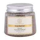 Khadi Ayurvedic Lavender Basil Bath Salt 200 gm - UNORMART
