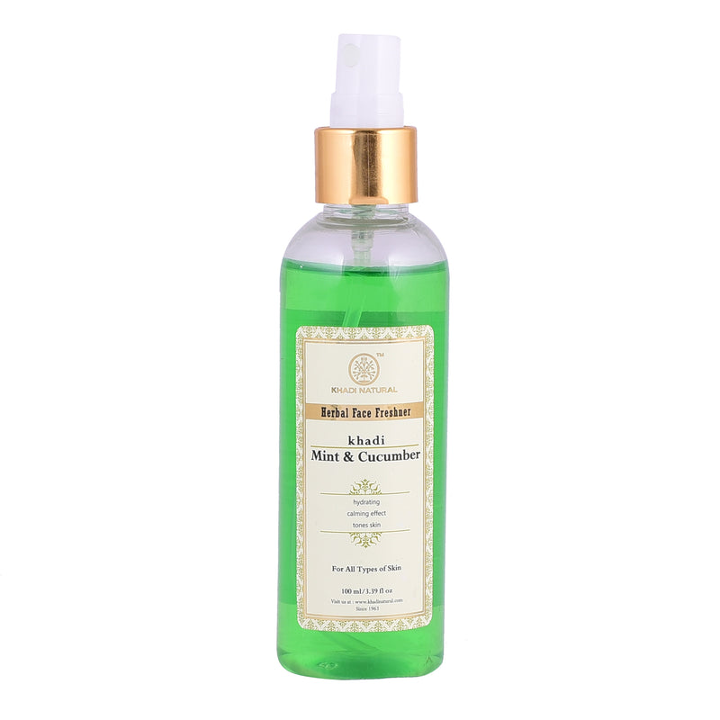 Khadi Ayurvedic Mint & Cucumber Face Spray 100ml - UNORMART