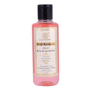 Khadi Ayurvedic Rose Geranium Massage Oil Paraben Mineral Oil Free 210ml - UNORMART