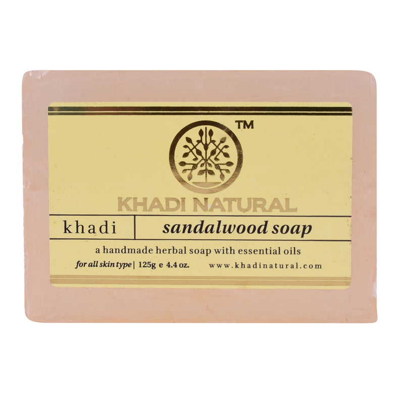 Khadi Ayurvedic Sandalwood Soap 125gm - UNORMART