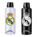 Real Madrid Original Black & White Combo Deodorant Spray - For Men (400ml, Pack Of 2) - UNORMART