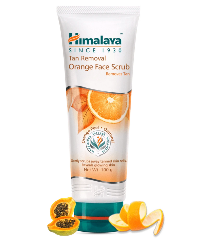 Himalaya Tan Removal Orange Face Scrub 100g - UNORMART