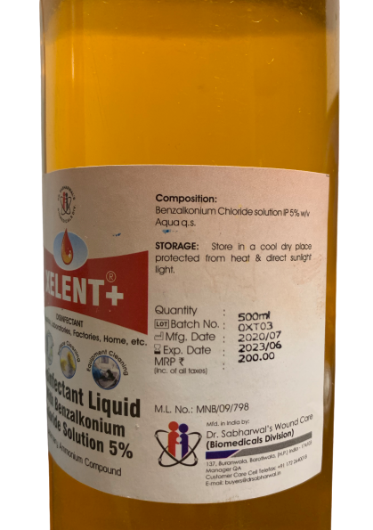 Xelent + Disinfectant Liquid - UNORMART
