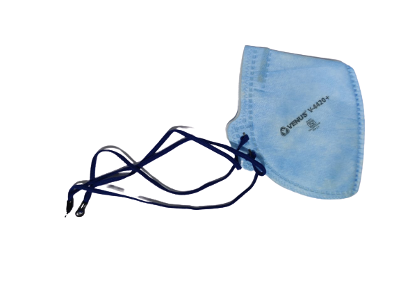 Venus V-4420+ FFP2 ISI approved Class 3 Flat Fold Style Respirator - UNORMART