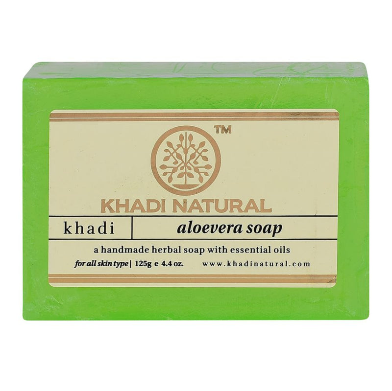 Khadi Natural Aloe Vera Soap 125g - UNORMART