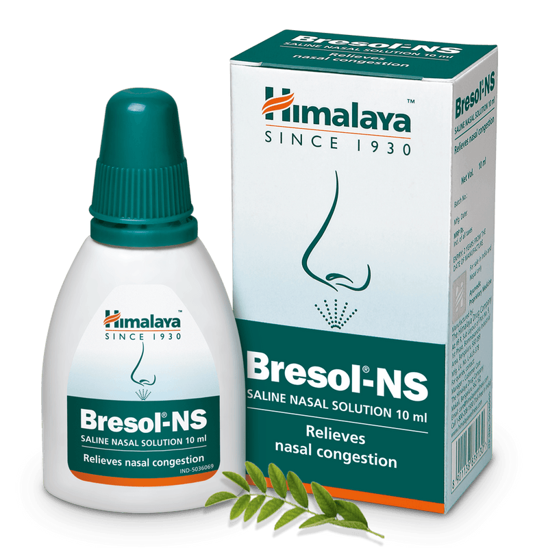 Himalaya Bresol-NS Saline Nasal Solution 10ML - UNORMART
