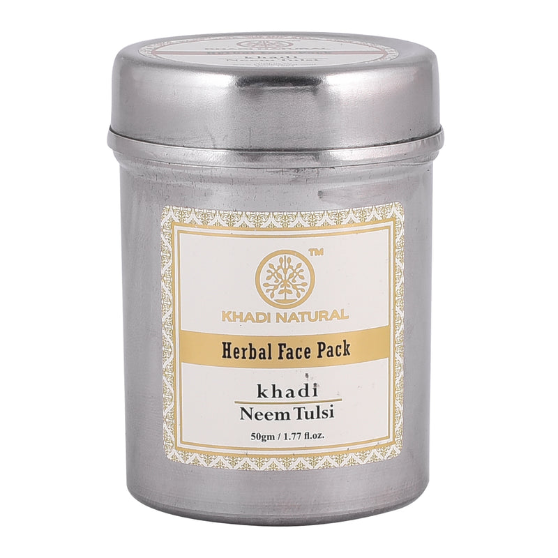 Khadi Ayurvedic Neem Tulsi Face Pack 50gm - UNORMART