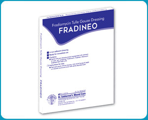 FRADINEO TULLE Fradeomycin Gaue Dressing containing Neomycin Sulphate - UNORMART