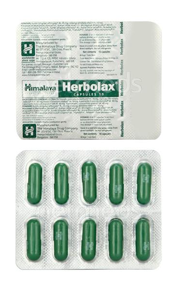 Himalaya Herbolax Capsules 10'S - UNORMART