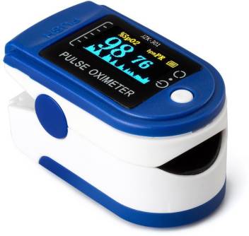 Pulse Oximeter Blood Oxygen Monitor RoHS, CE,Duracell batteries with GST Bill - UNORMART