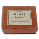 Khadi Natural Kesar Olive Soap 125gm - UNORMART
