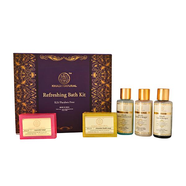 Khadi Ayurvedic Refreshing Bath Kit (1 Box) - UNORMART