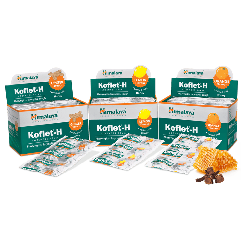 Himalaya Koflet H Lozenges (Lemon Flavour) 1X6'S - UNORMART