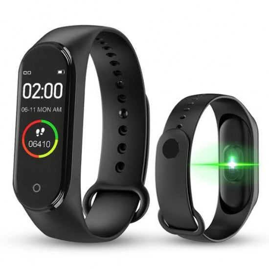 M4 Smart Fitness Watch with Heart Rate and Blood Pressure Monitor - UNORMART