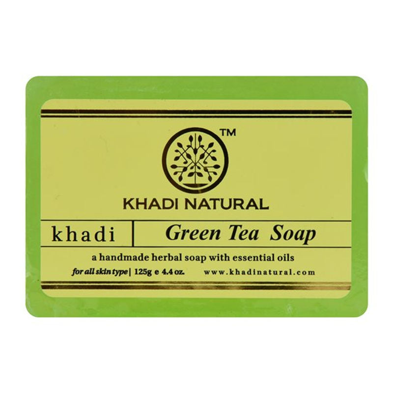 Khadi Ayurvedic Greentea Soap 125gm - UNORMART