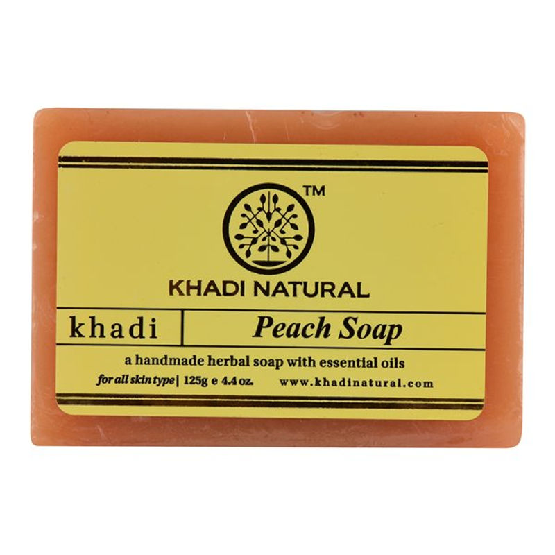 Khadi Ayurvedic Peach Soap 125gm - UNORMART