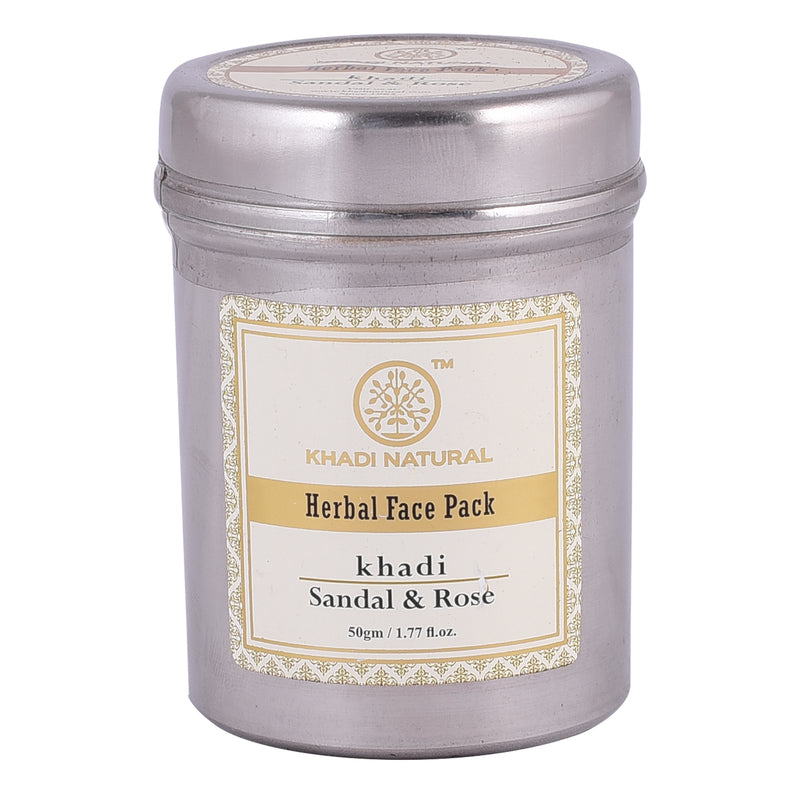 Khadi Ayurvedic Sandal & Rose Face Pack 50gm - UNORMART