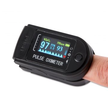 Pulse Oximeter Blood Oxygen Monitor RoHS, CE,Duracell batteries with GST Bill - UNORMART